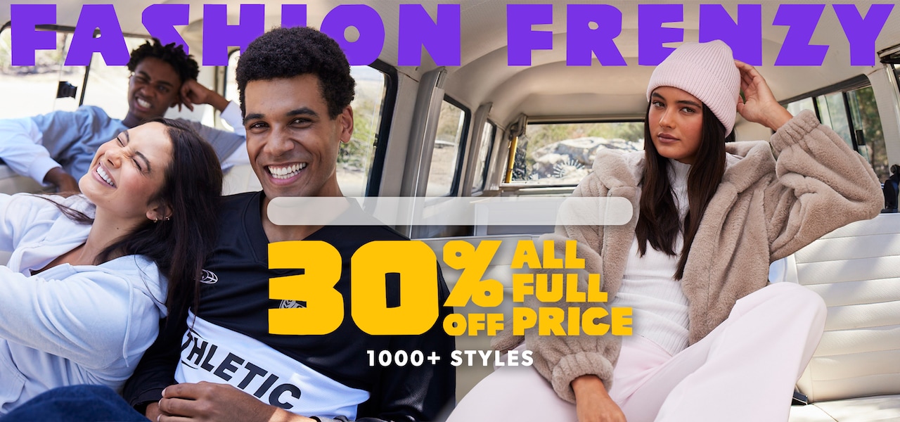 Fashion Frenzy. 30% Off All Full Price