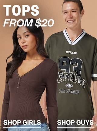 Tops from $20