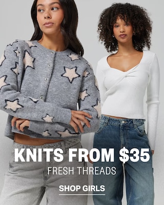 Knits From $35. Fresh Threads