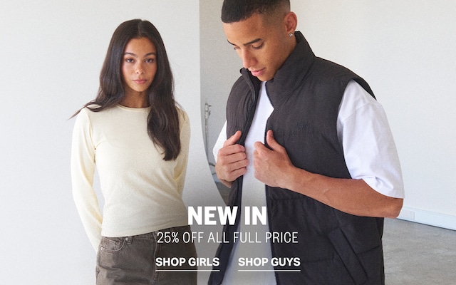 New In. 25% Off All Full Price