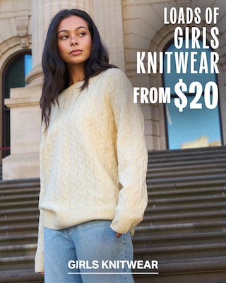 Loads Of Girls Knitwear From $20