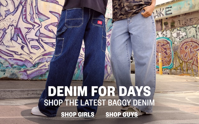 Denim for Days. Shop the Latest Baggy Denim.