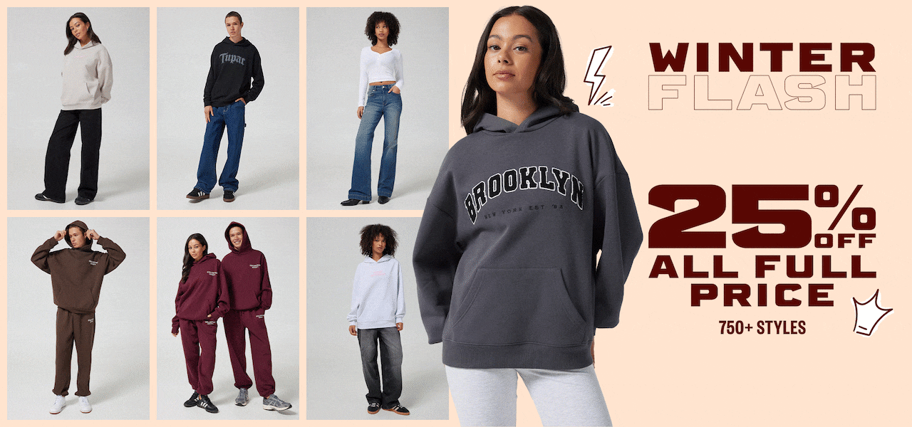 Winter Flash. 25% Off All Full Price