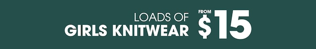 Loads Of Girls Knitwear From $15