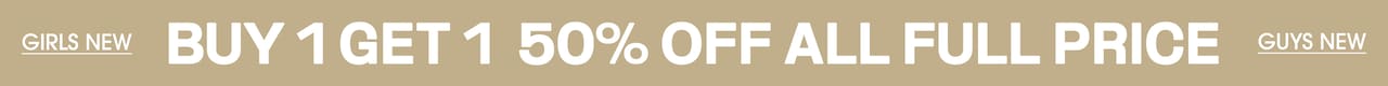 Buy 1 Get 1 50% Off All Full Price