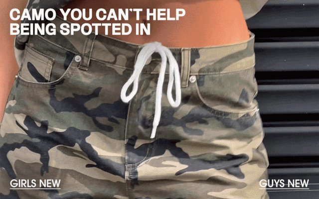 Camo you can't help be be spotted in