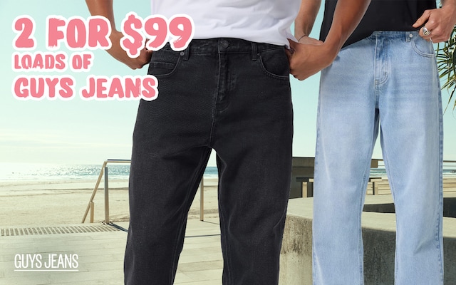 2 For $99 Loads Of Guys Jeans