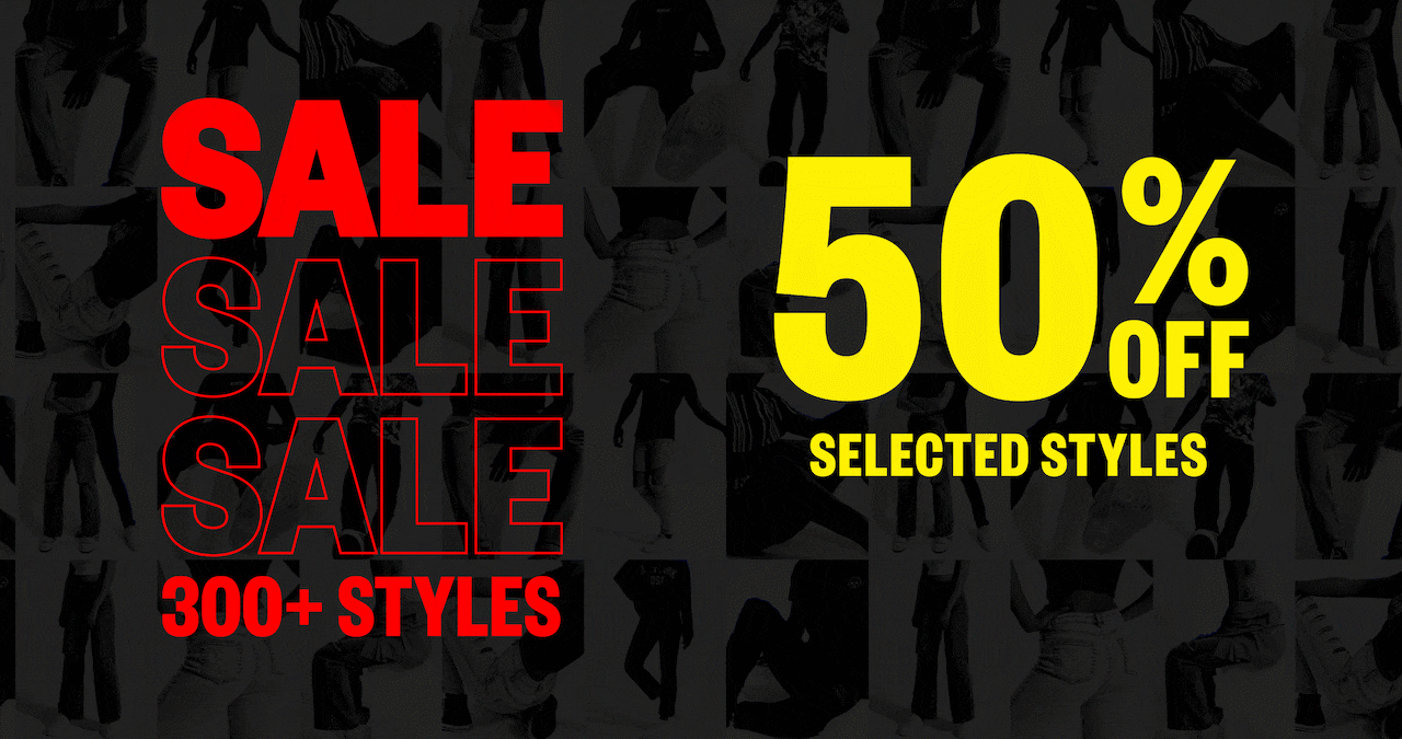 50% Off Selected Styles.