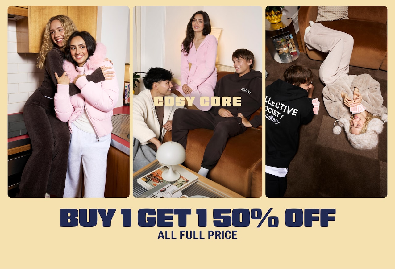 Buy 1 Get 1 50% Off. All Full Price.