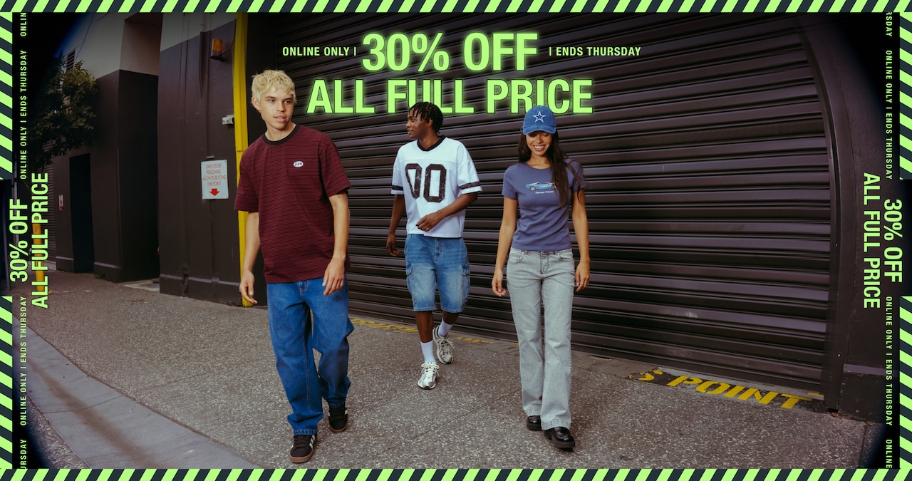 30% Off All Full Price