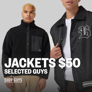 Jackets $50 Selected Guys