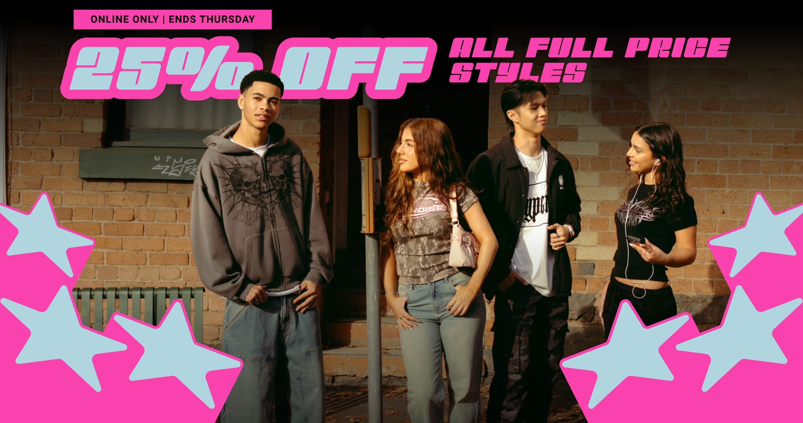 25% Off All Full Price Styles.