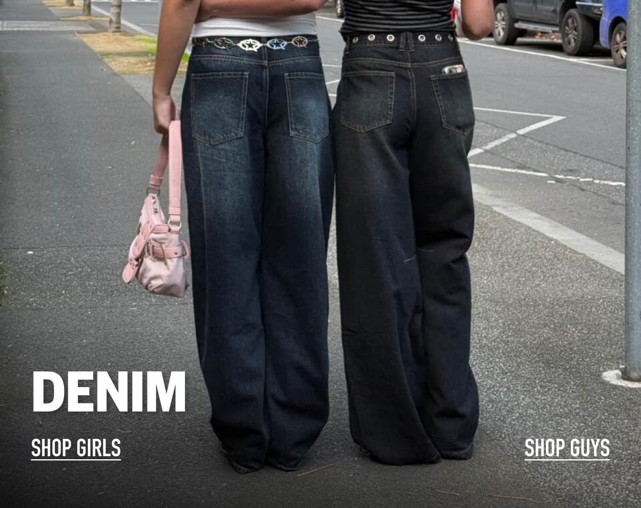 Denim. Shop Girls. Shop Guys