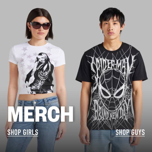 Merch. Shop Girls. Shop Guys