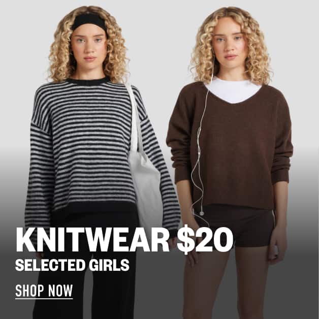 Knitwear $20. Selected Girls. Shop Now