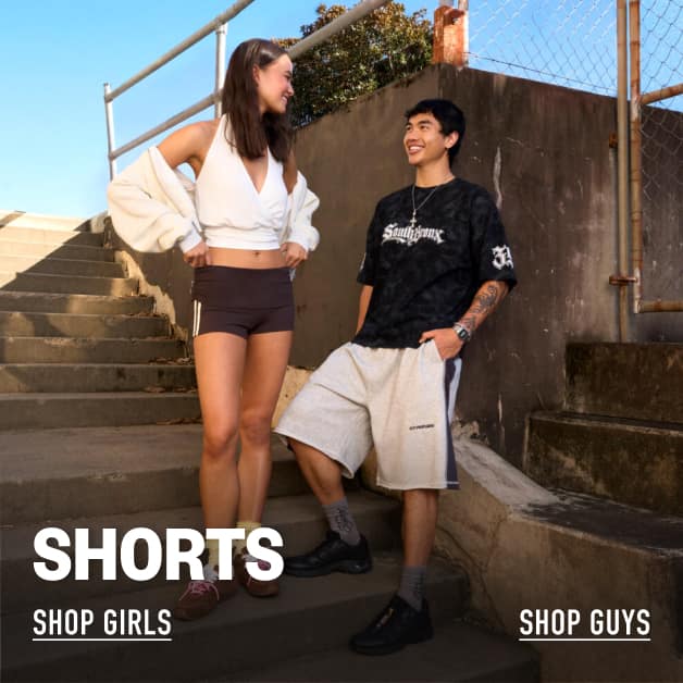 Shorts. Shop Girls. Shop Guys