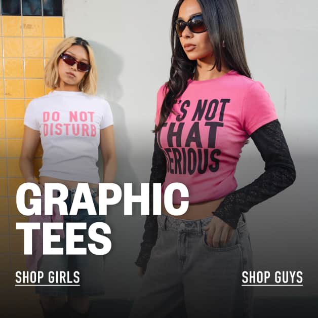 Graphic Tees. Shop Now.
