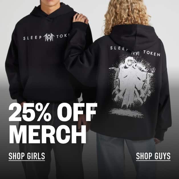 25% Off Merch. Shop Now.