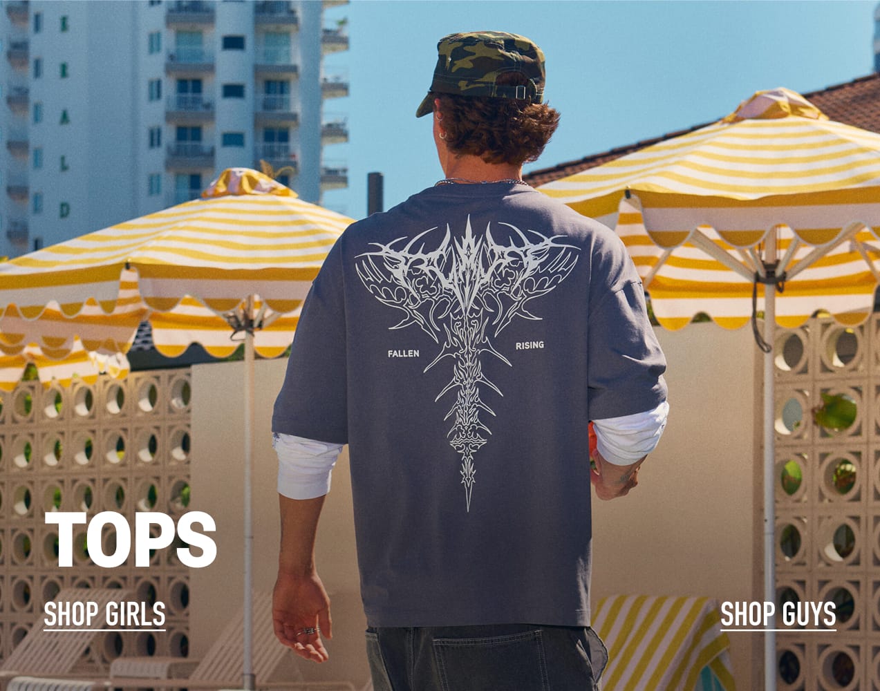 Tops. Shop Girls. Shop Guys.