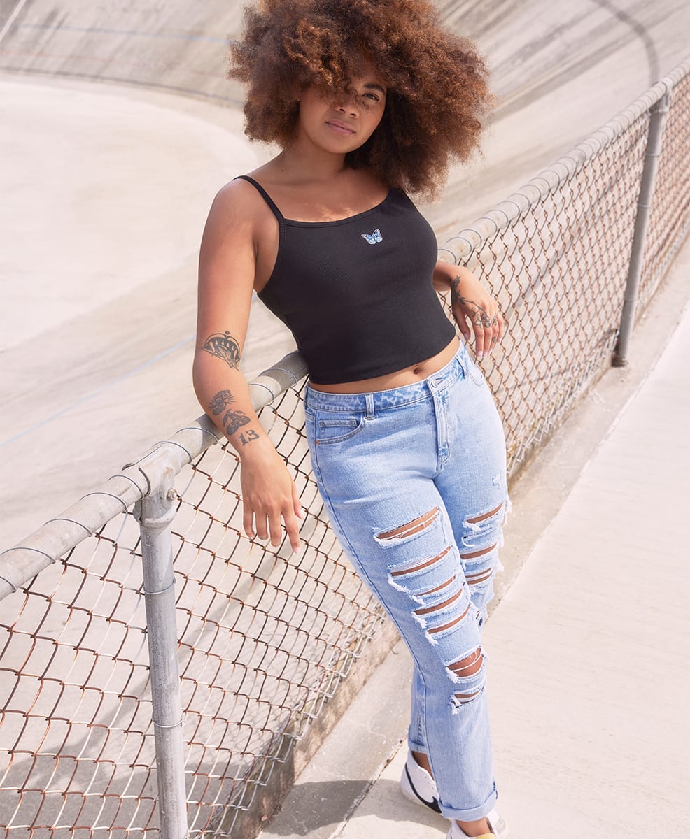 Relaxed Fit Boyfriend Jeans