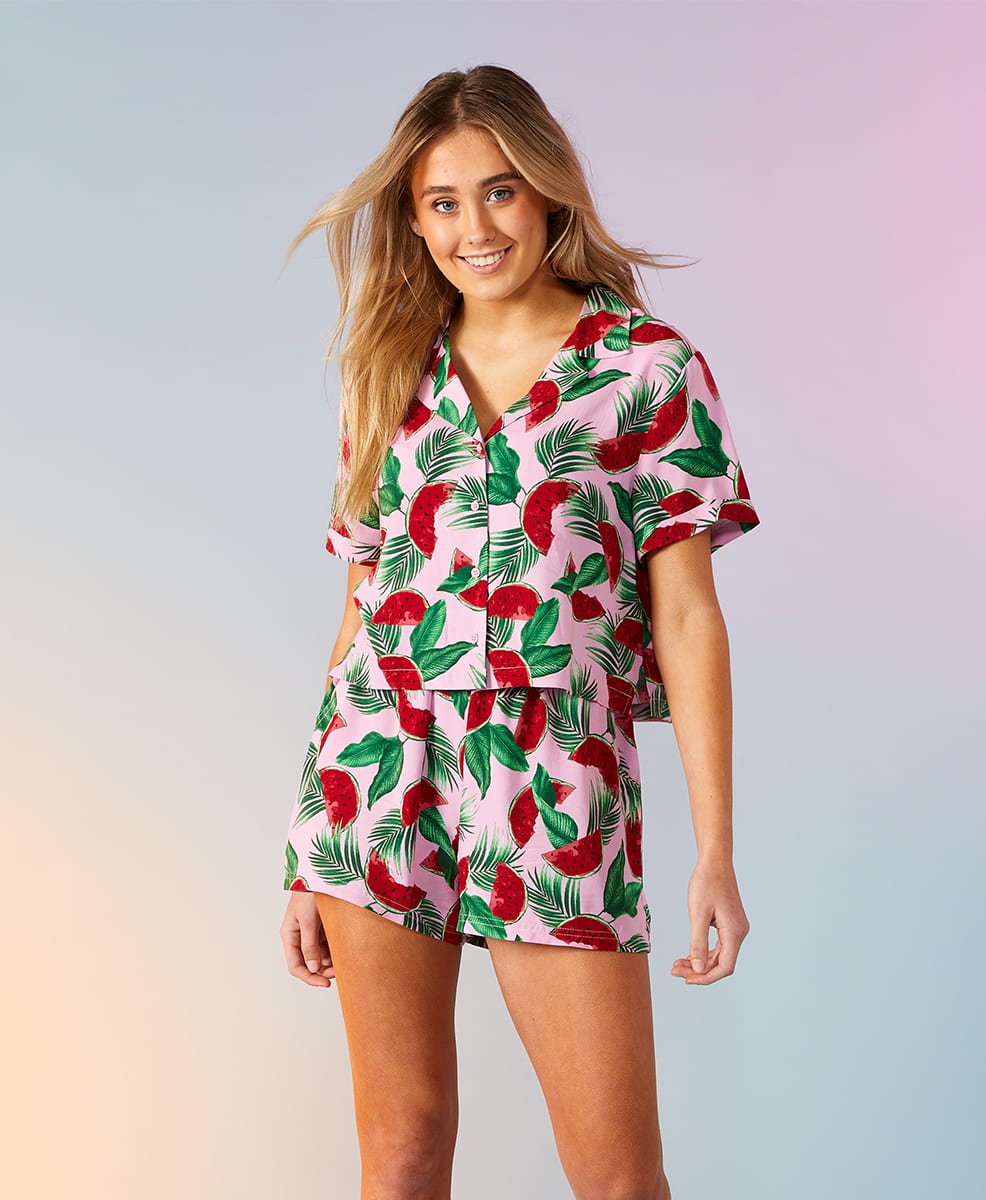 Girls Printed Resort Shirt