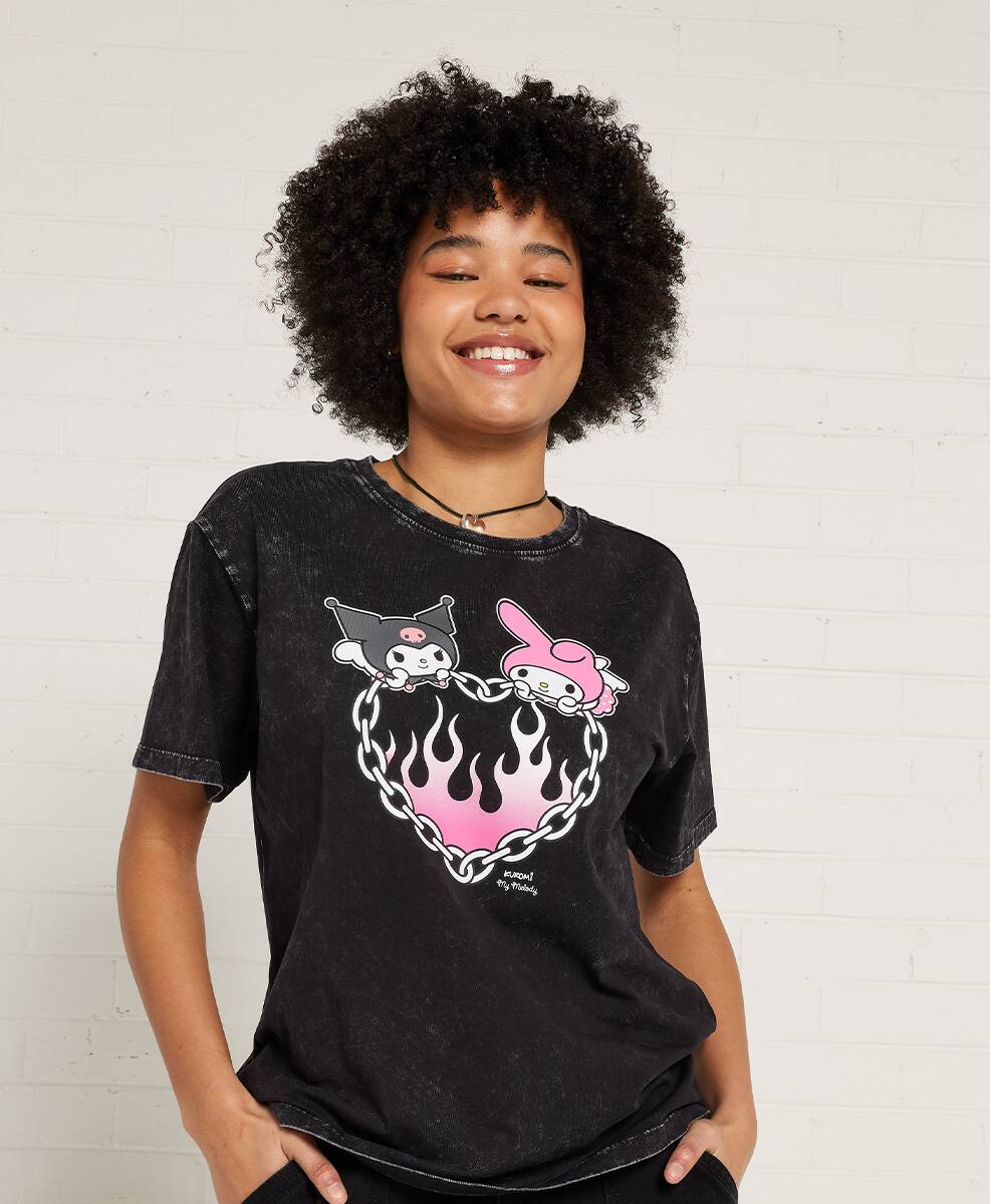 Kuromi & My Melody Tee