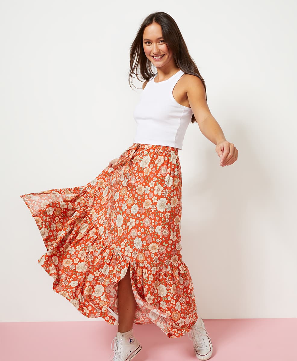 Maxi Split Skirt