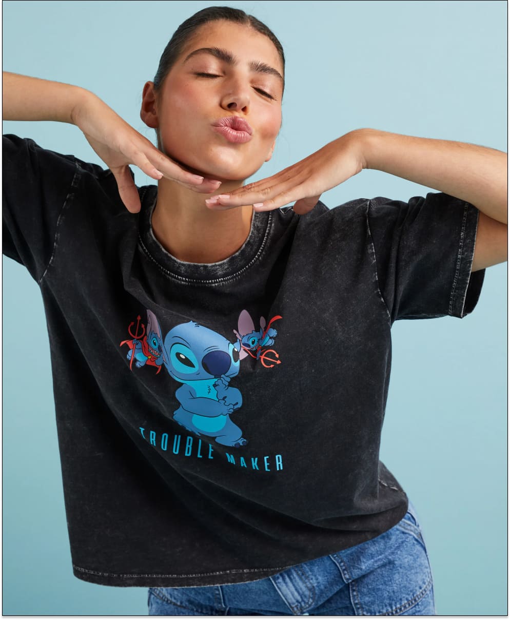 Lilo & Stitch Trouble Maker Tee