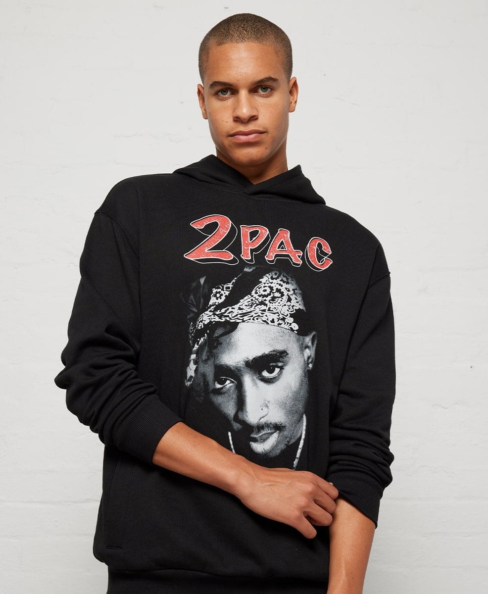 Music Tupac Face Hoodie