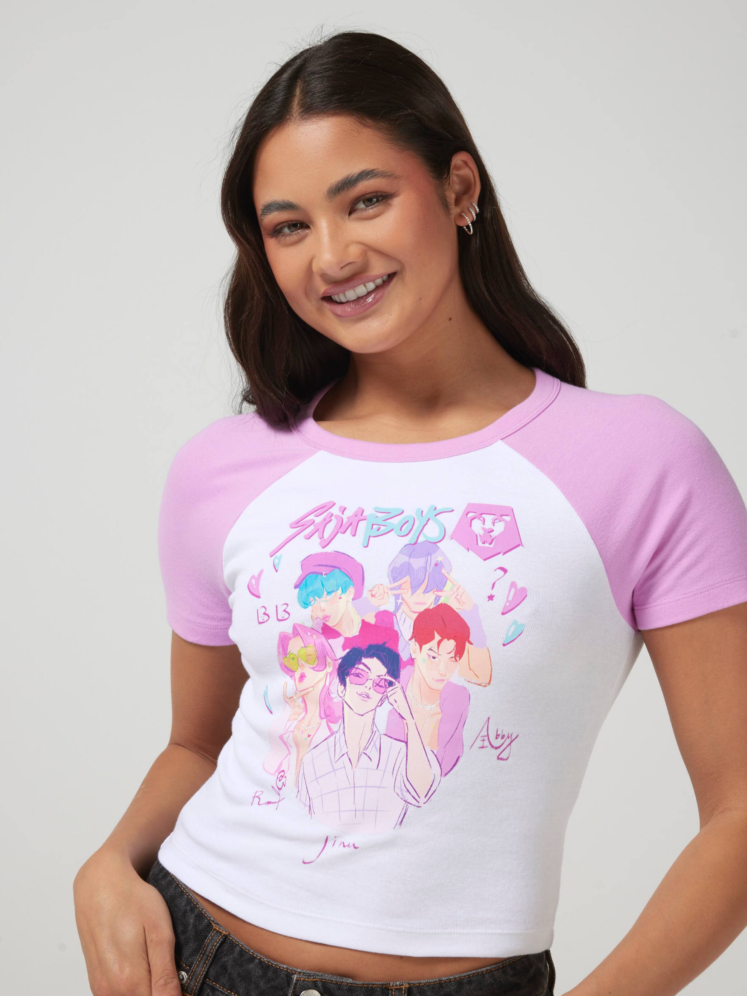 Kpop Demon Hunters Saja Boys Baby Raglan