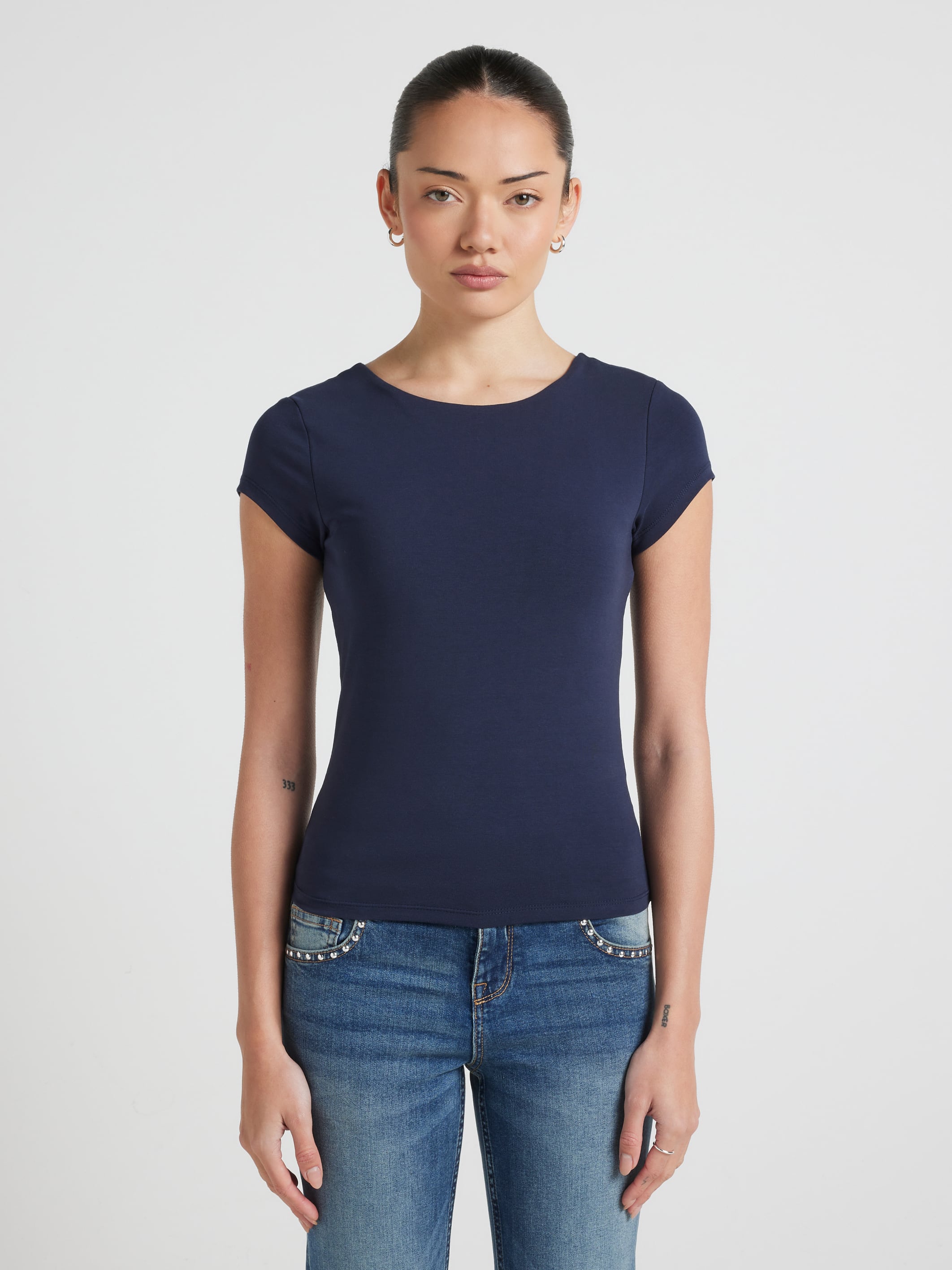 Low Back Cap Sleeve