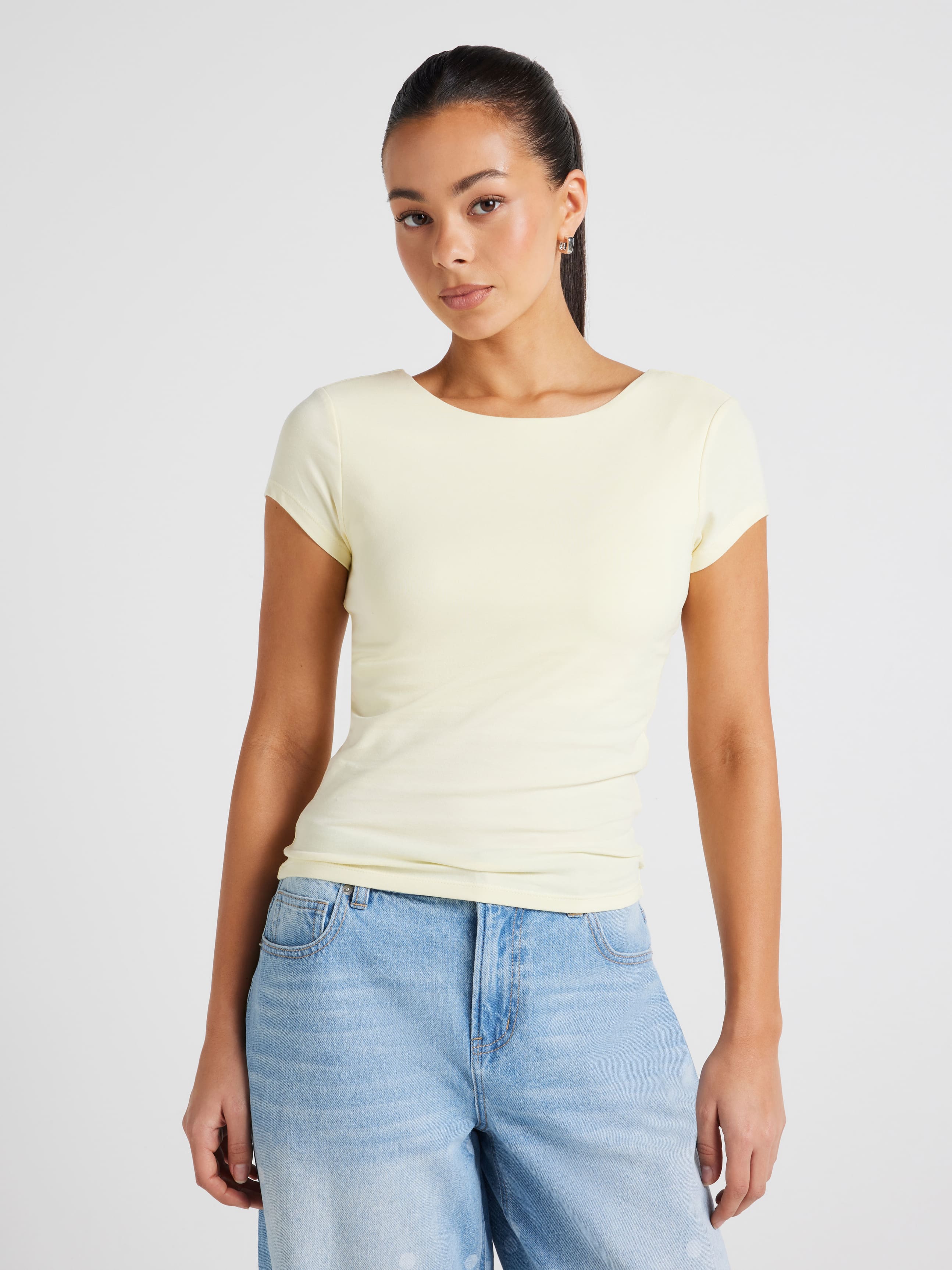 Low Back Cap Sleeve
