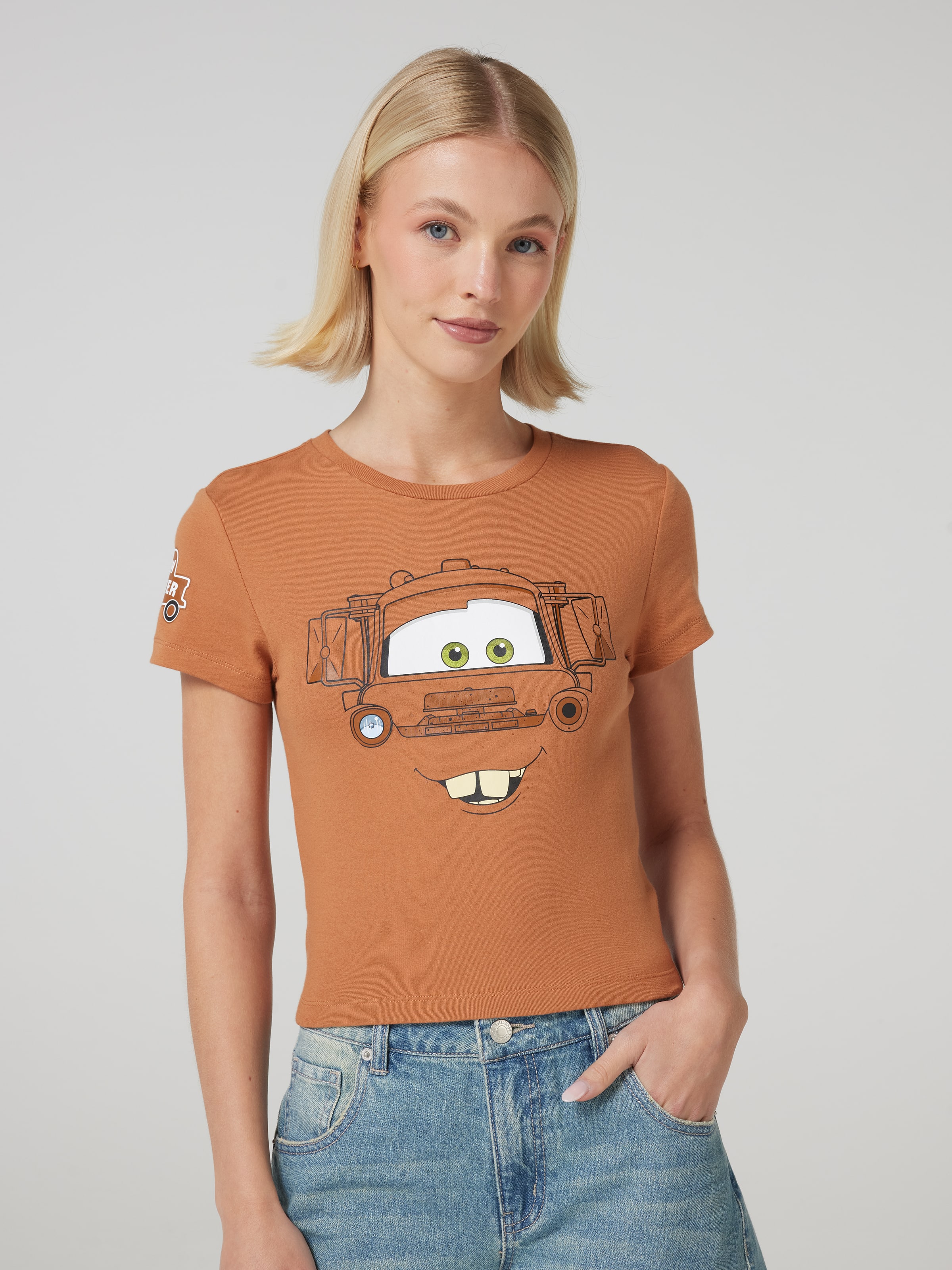 Cars Mater Face Baby Tee