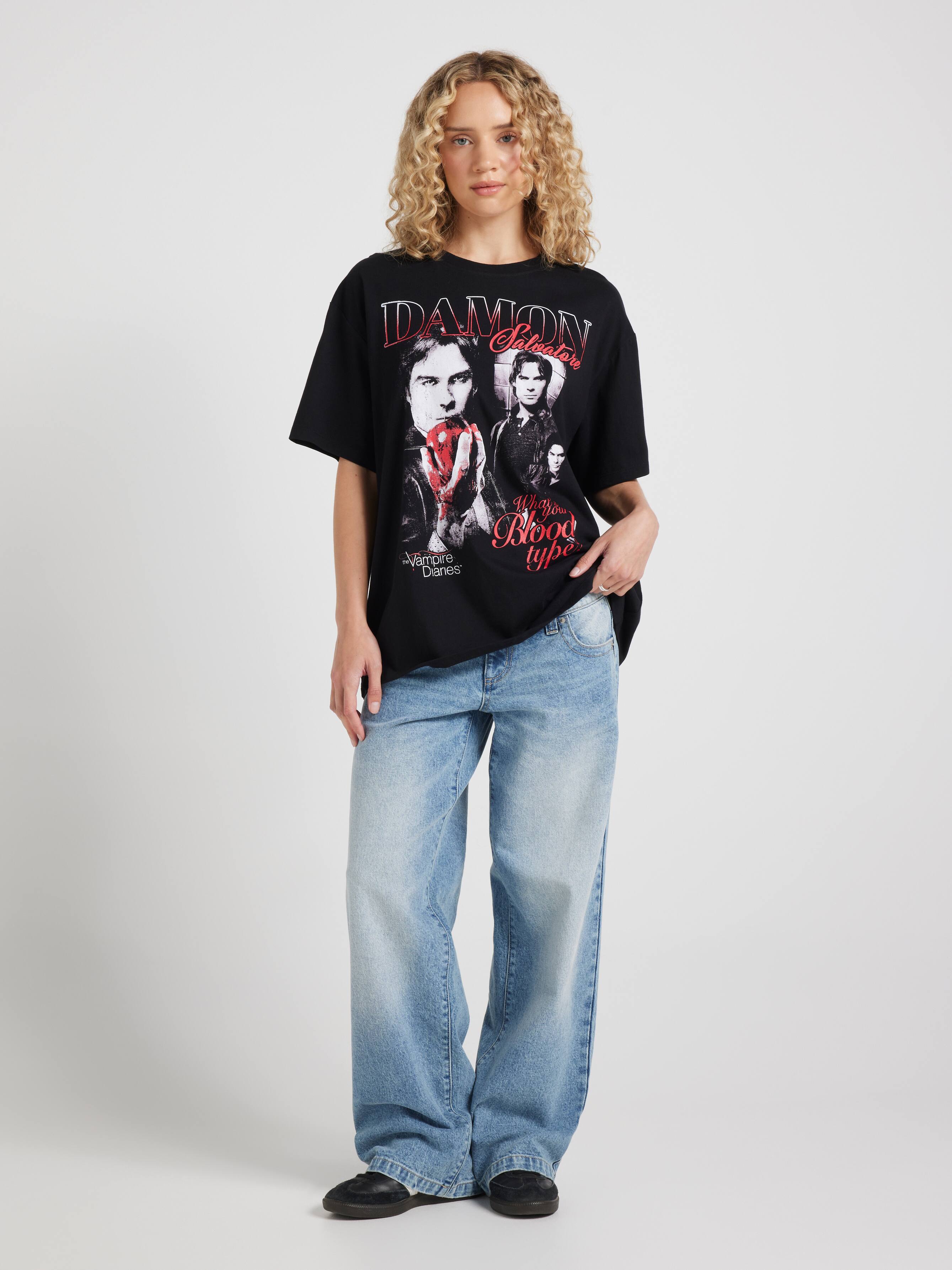 Vampire Diaries Damon Oversized Tee