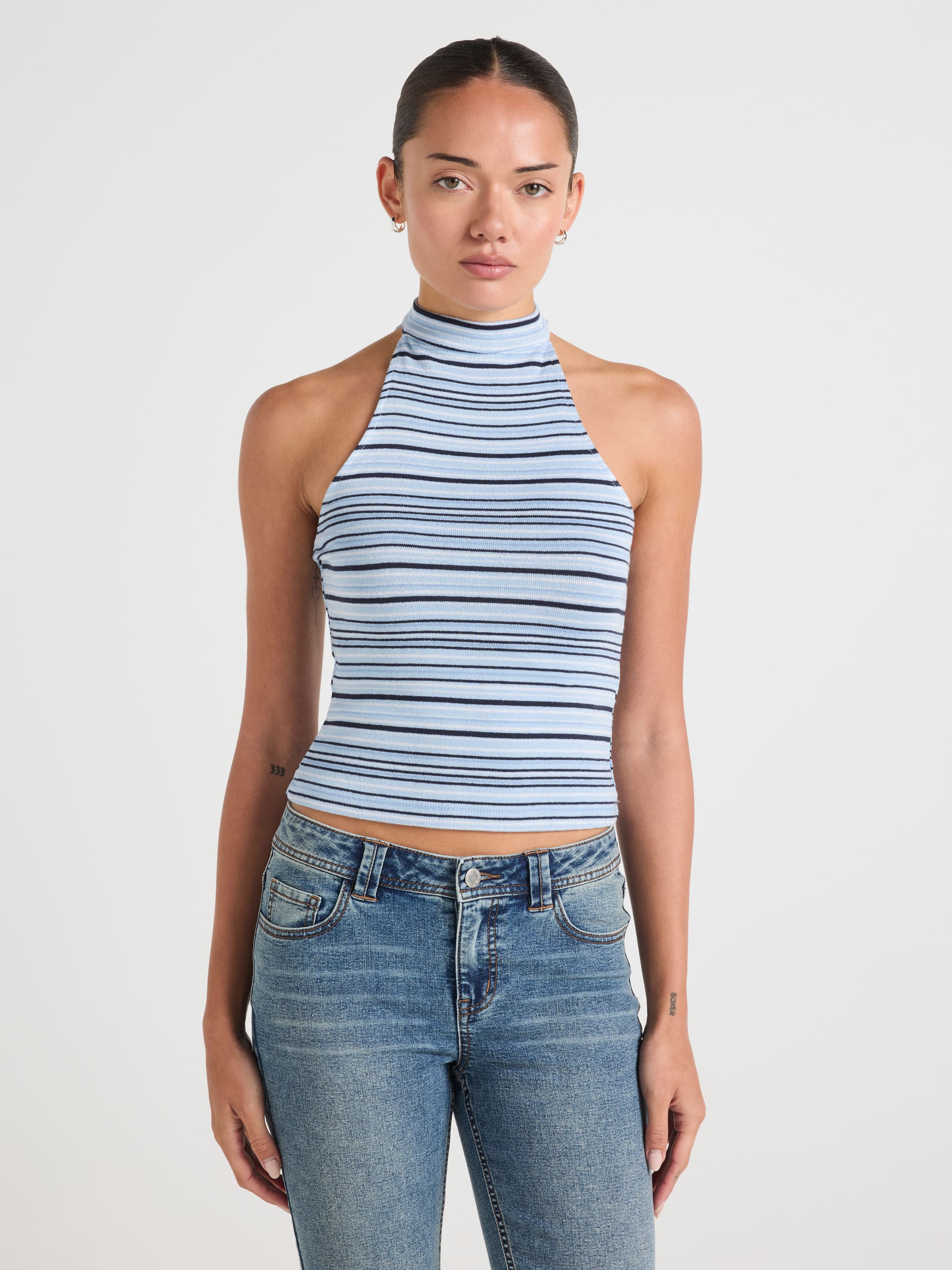 High Neck Halter Top