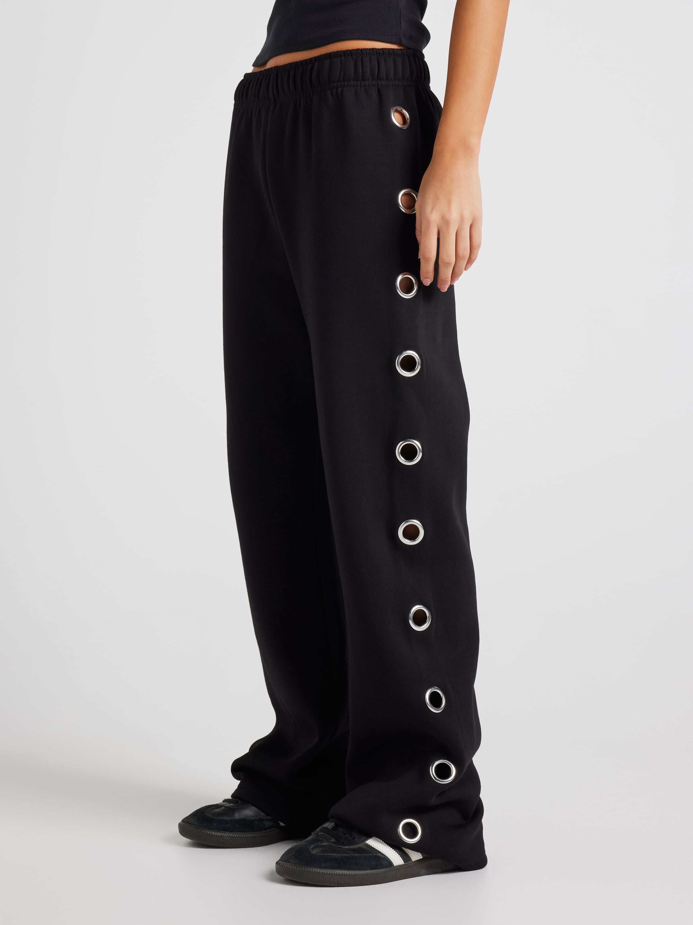 Eyelet Wide Leg Track