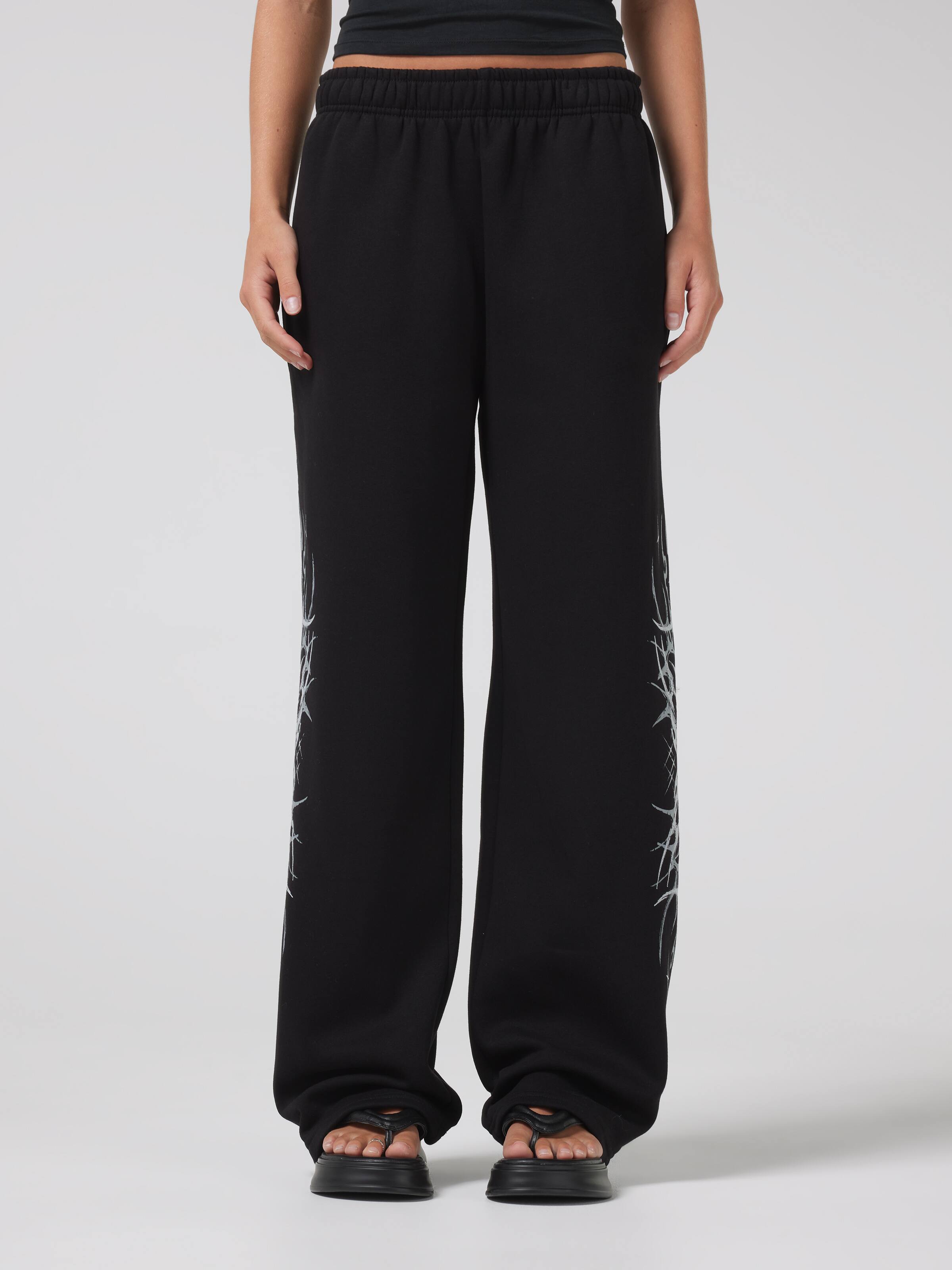 Gothic Grunge Wide Leg Track