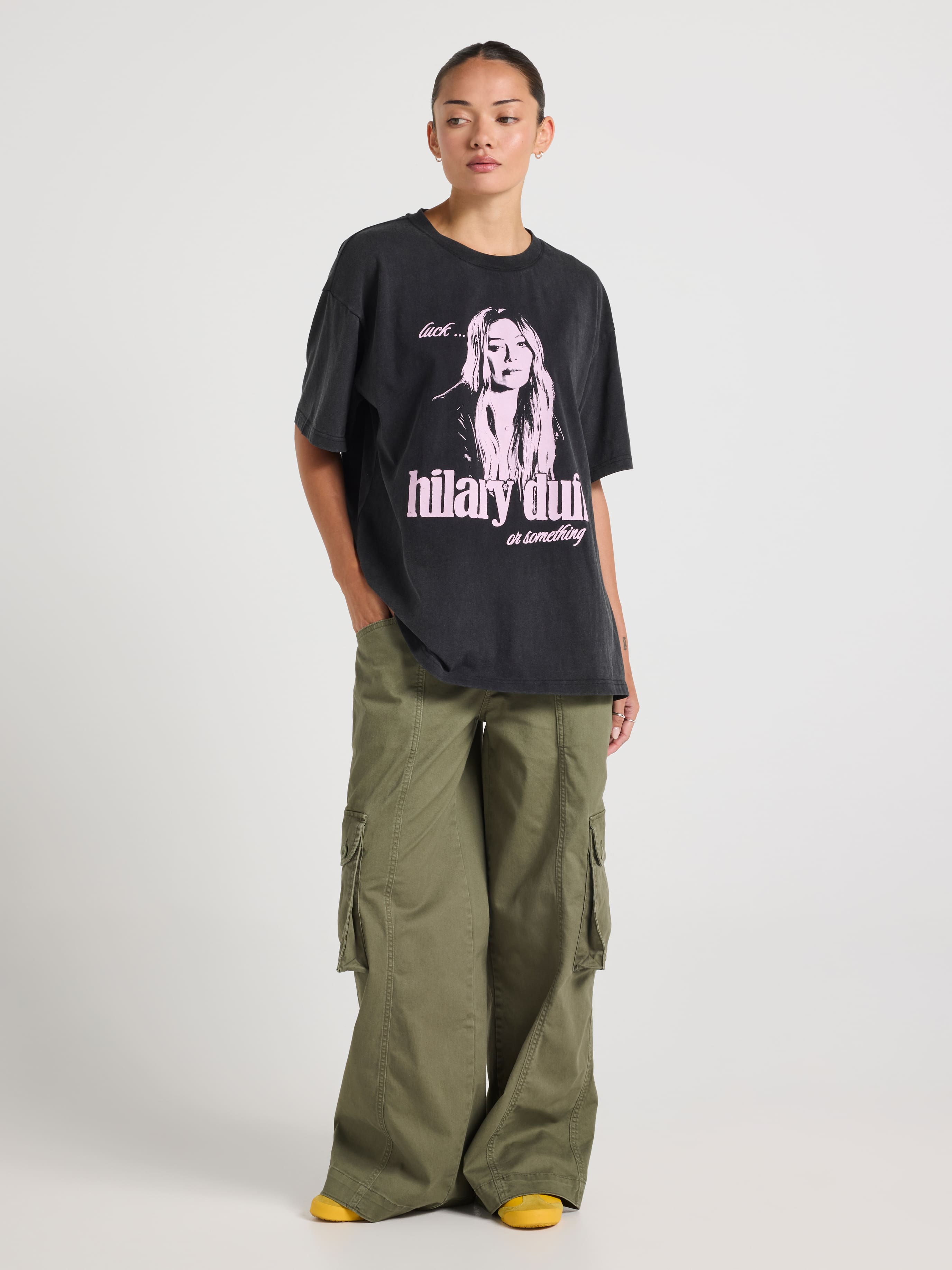Music Hilary Duff Oversized Tee