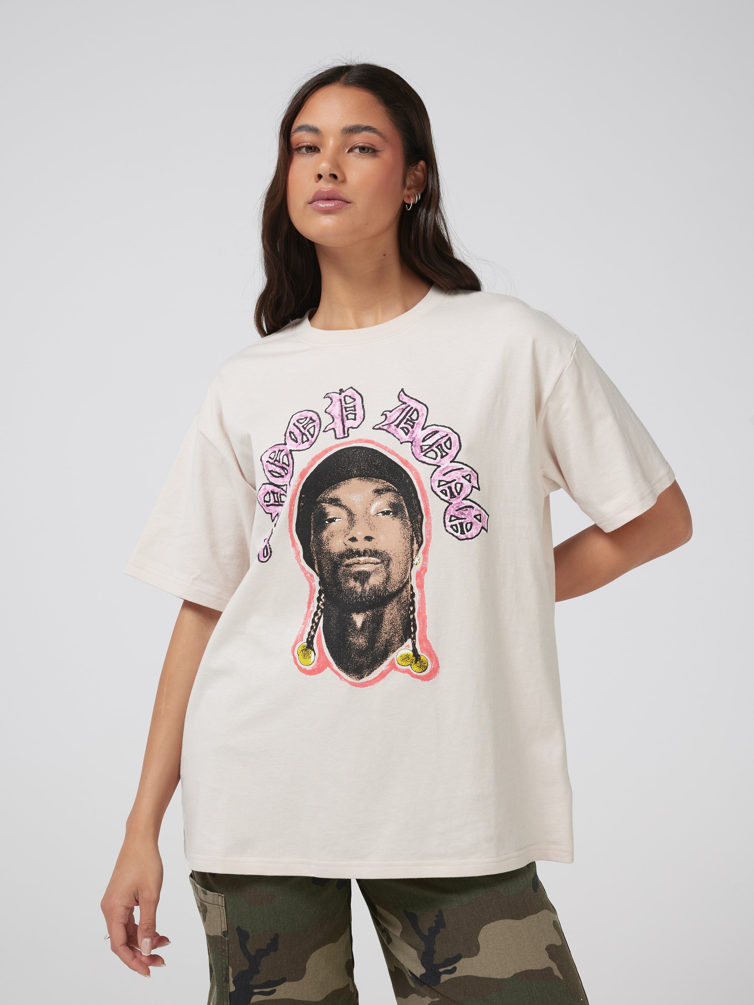 Music Snoop Dogg Logo Oversized Tee