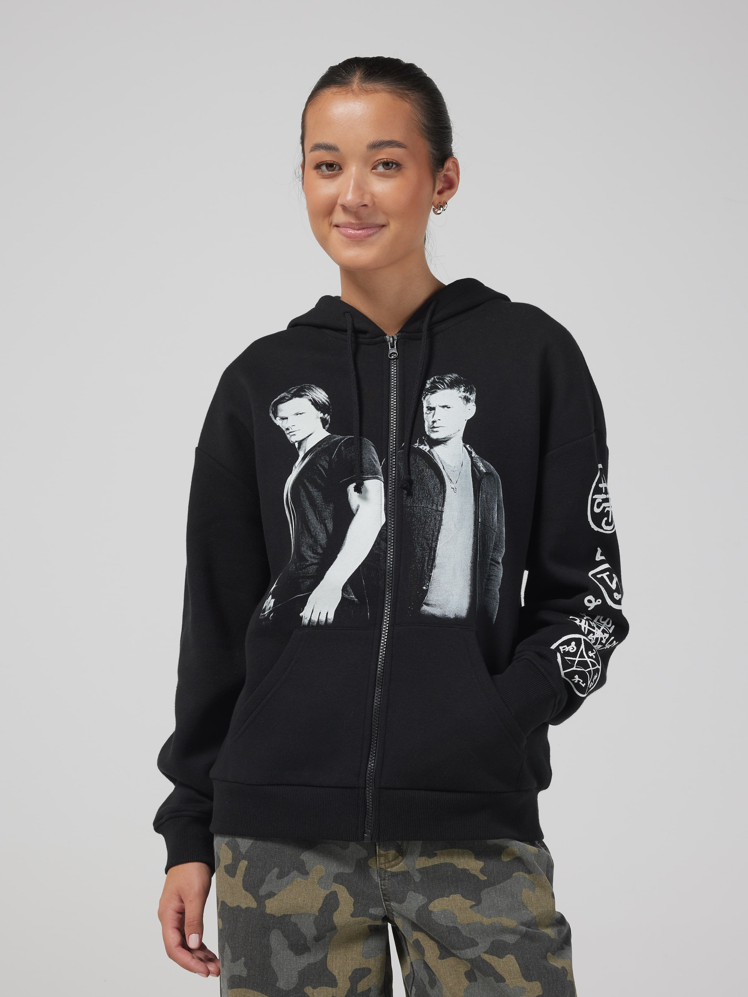 Supernatural Oversized Zip Thru