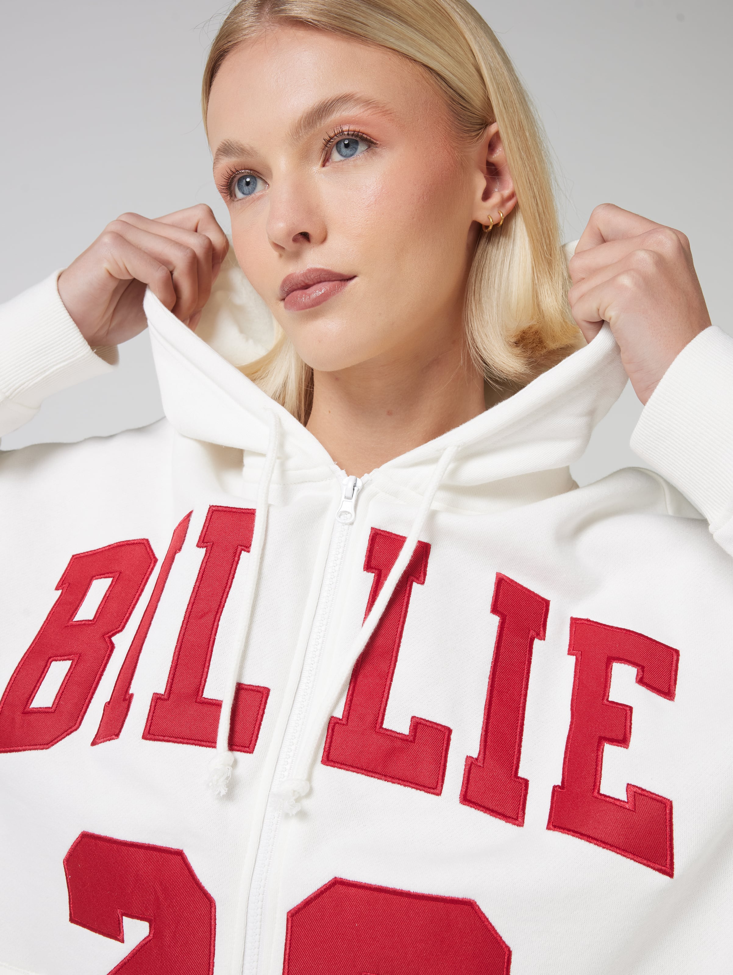ミュージシャン billieeilish ZipHoodie XXL Music Billie 23 Oversized Zip Thru Hoodie - Jay Jays Online