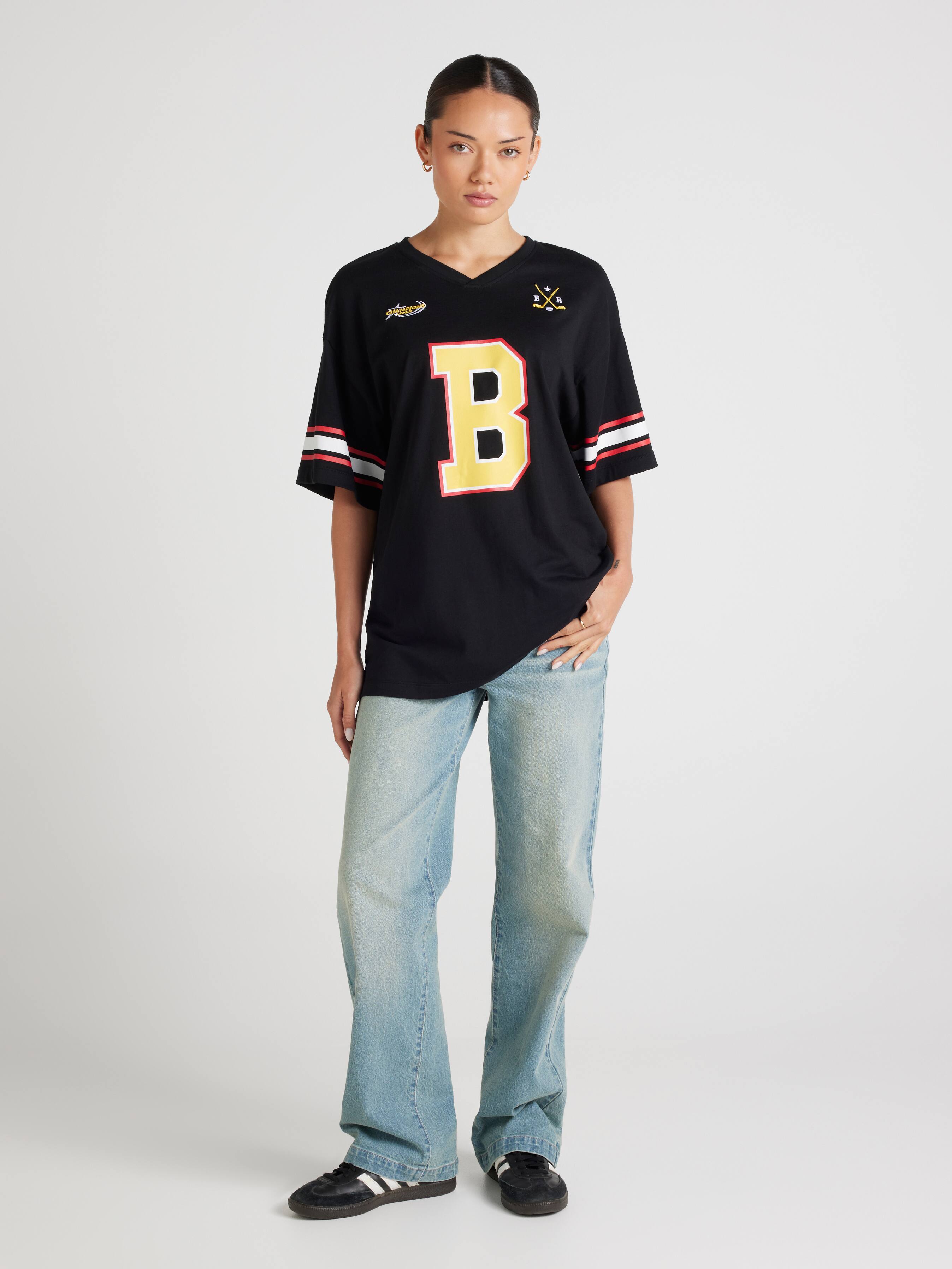 V Neck Oversized Tee