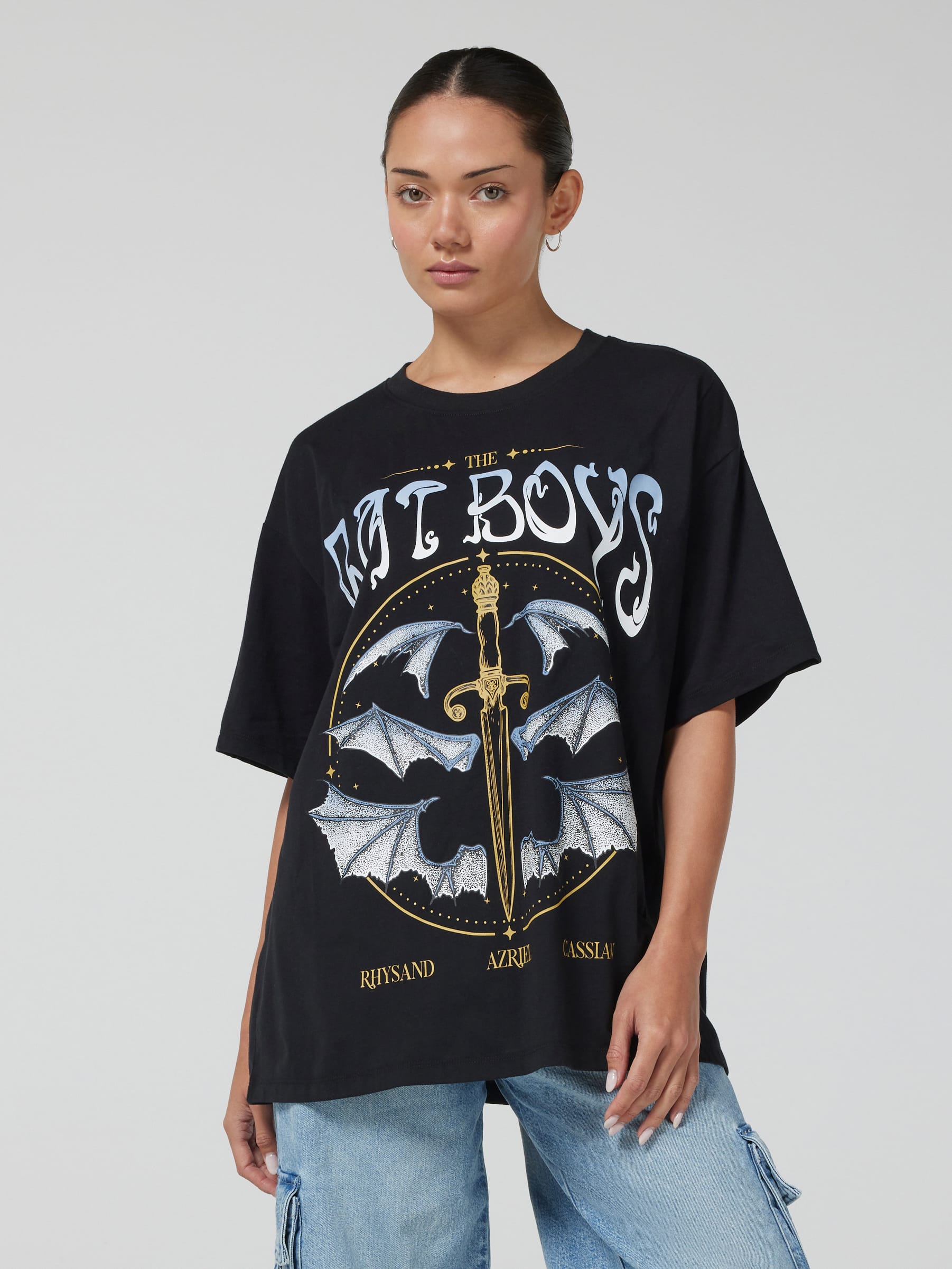 Acotr Bat Boys Oversized Tee
