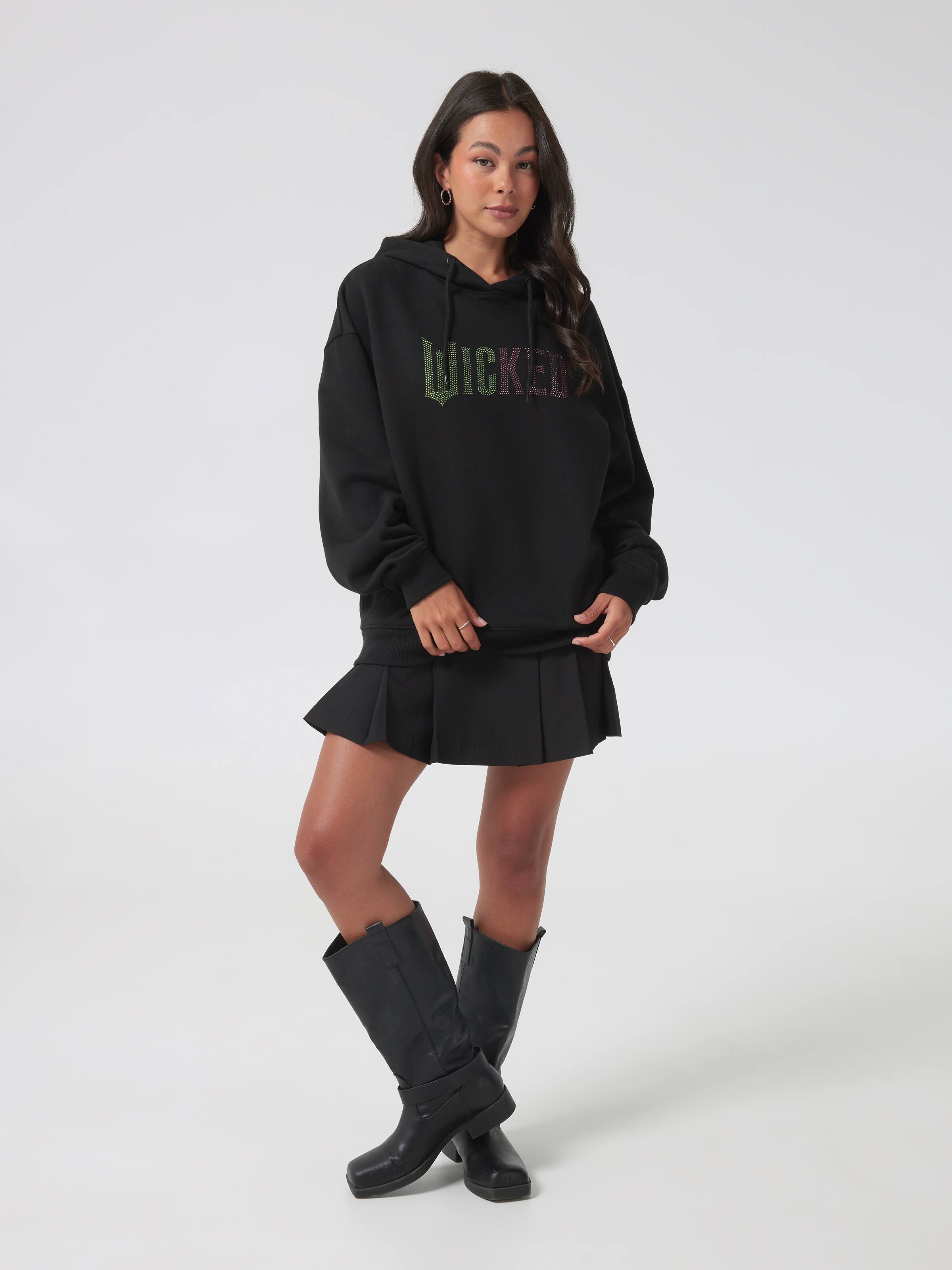 Wicked Logo Oversized Hoodie