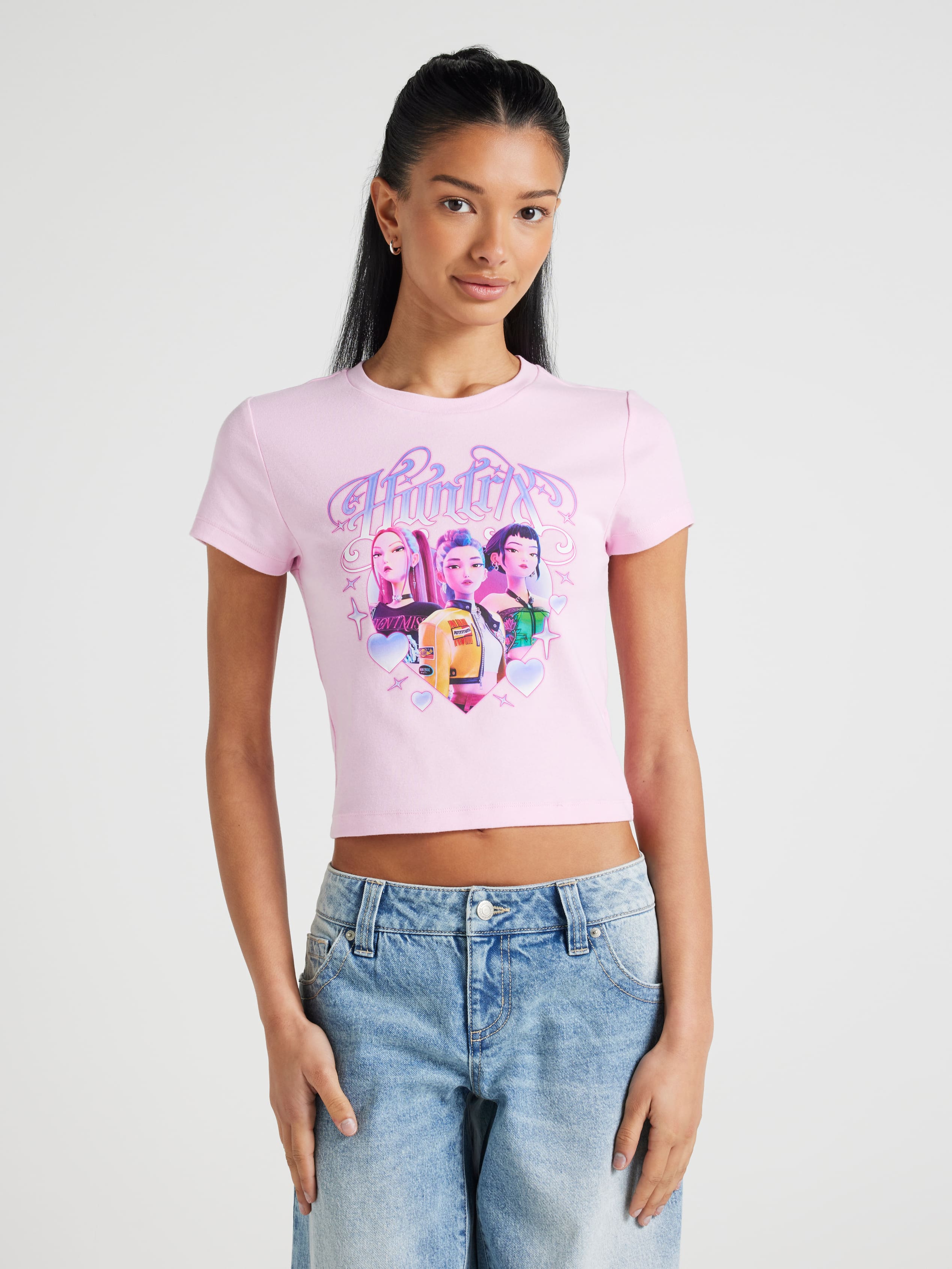 Kpop Huntrix Heart Baby Tee