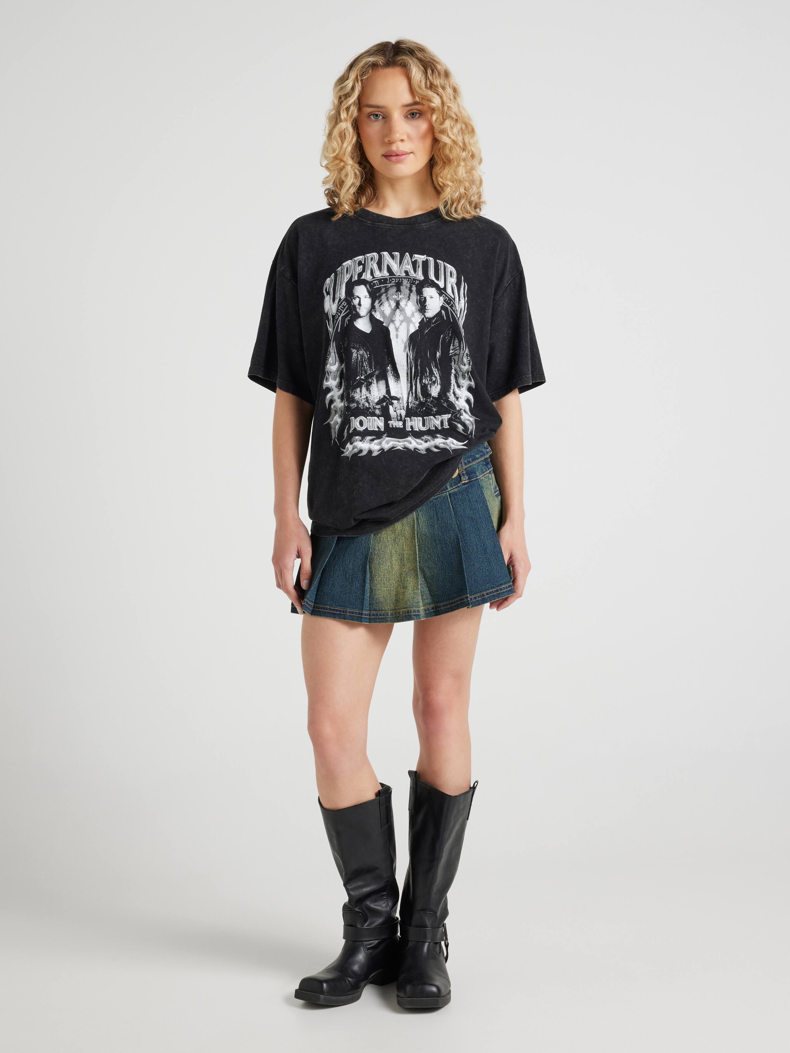 Superntural Poster Oversized Tee