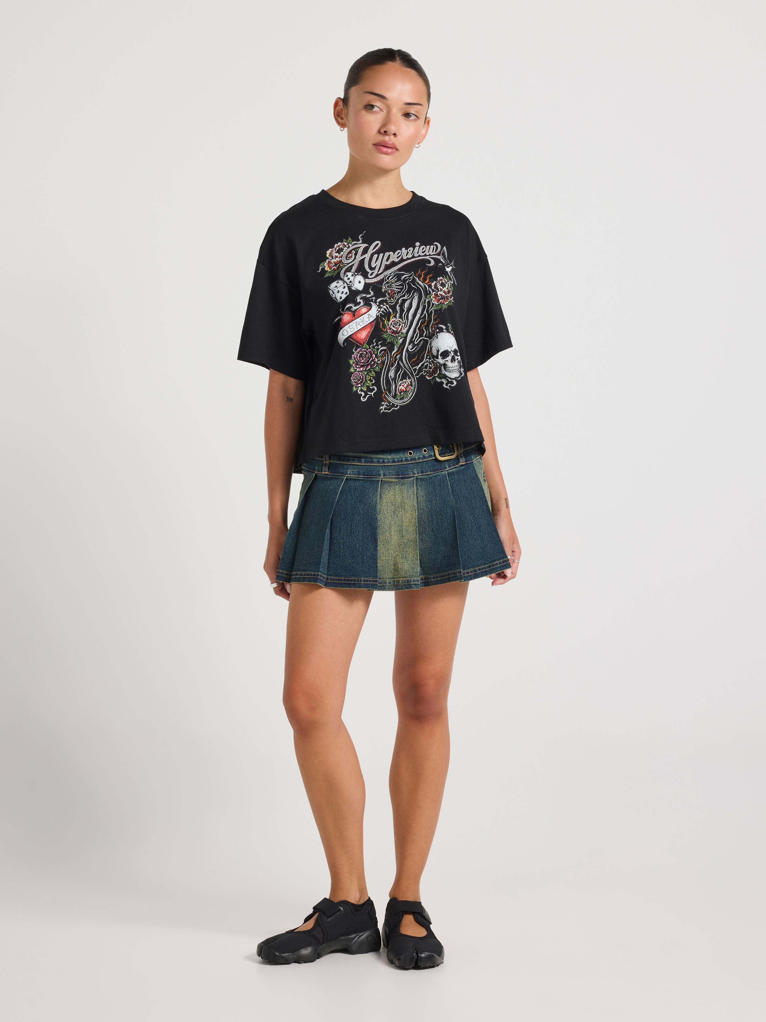 Hyperview Tattoo Icons Boxy Tee