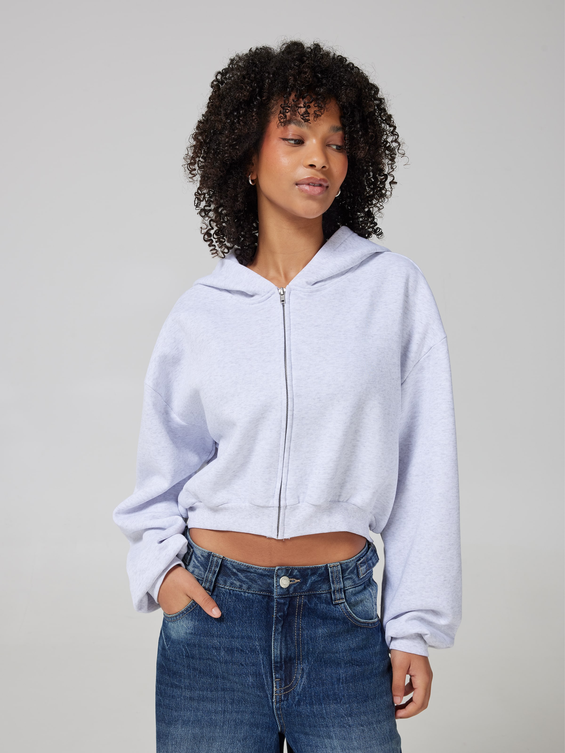 Bubble Zip Thru Hoodie