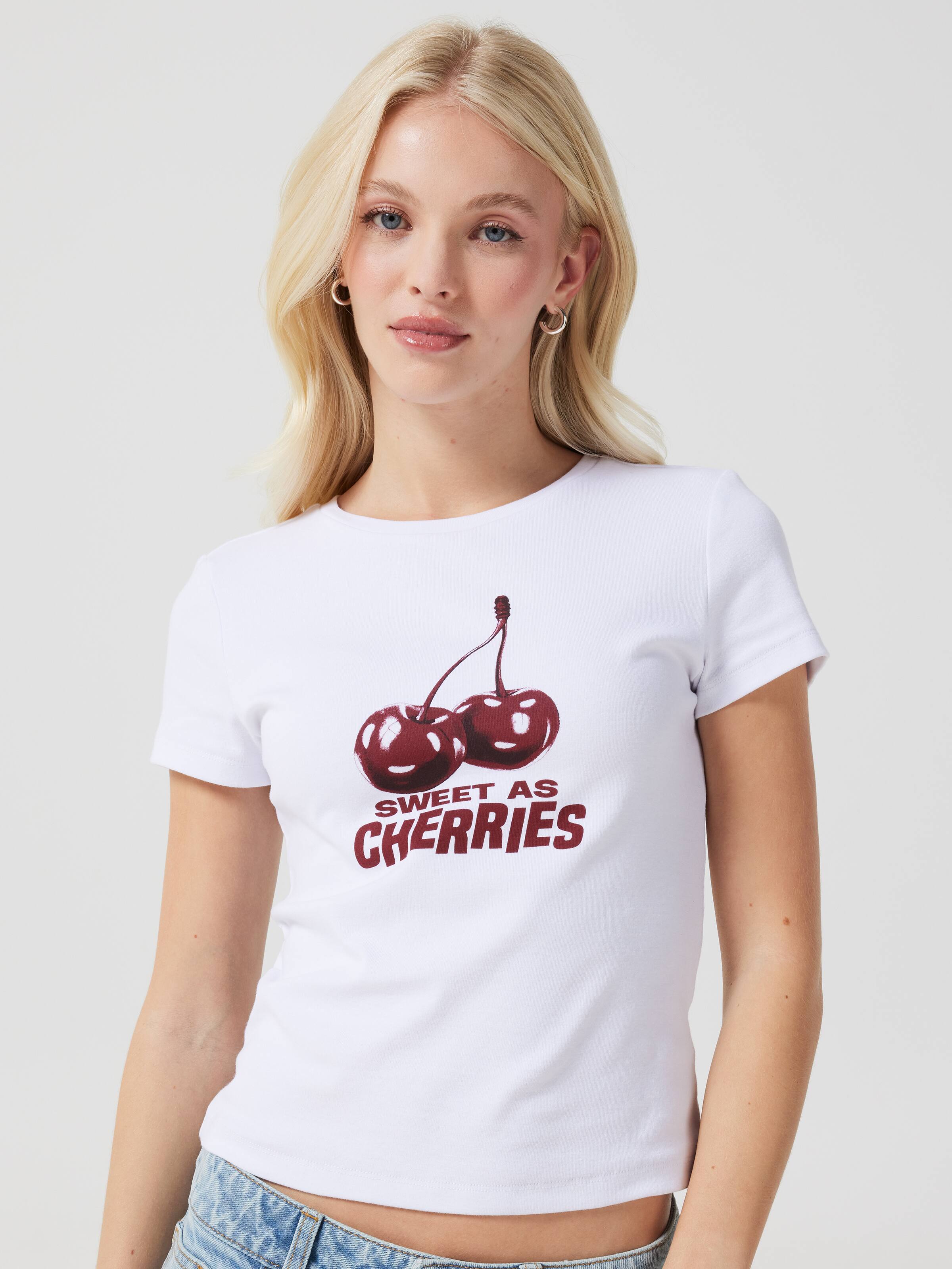 Cherry Baby Tee