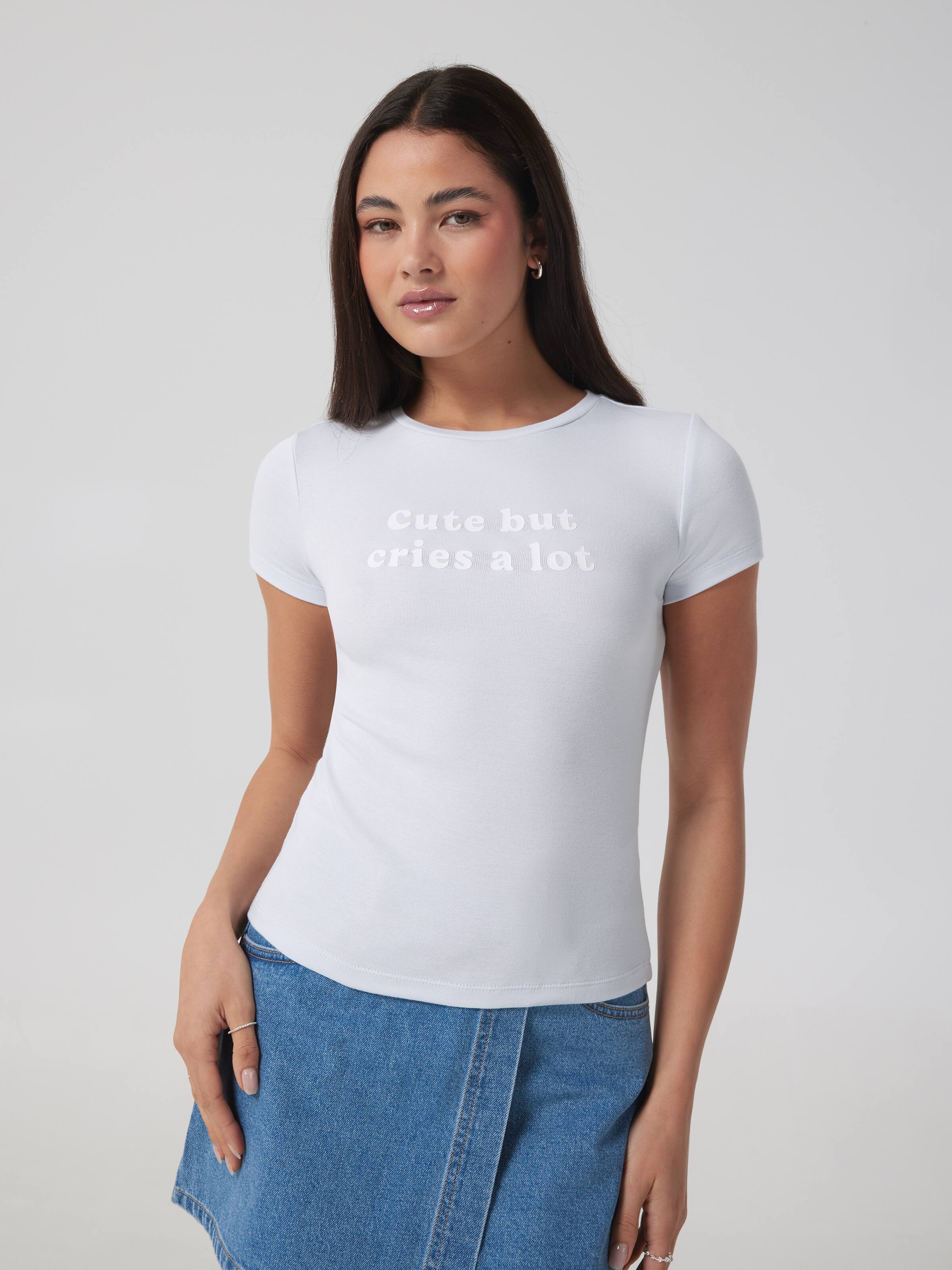 Cute But Cries Baby Tee